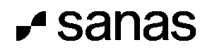 Sanas Logo Black